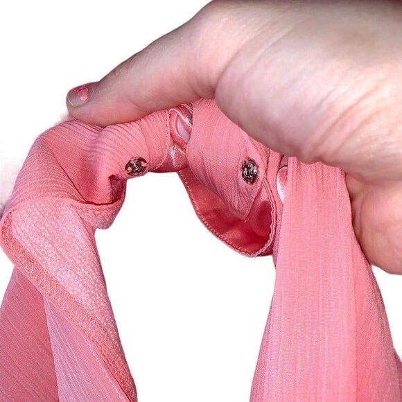 Vintage Victorias Secret Pink Button Up Top Small - Picture 4 of 7